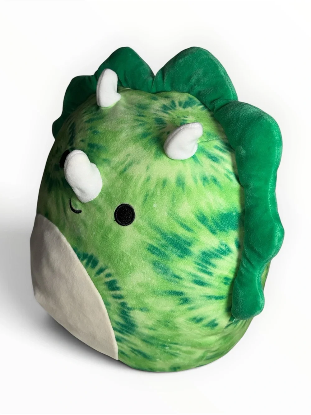 Squishmallows Rocio Green Tie-Dye Triceratops 12